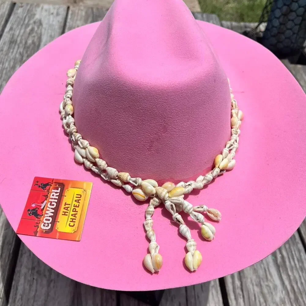 Pink cowgirl hat